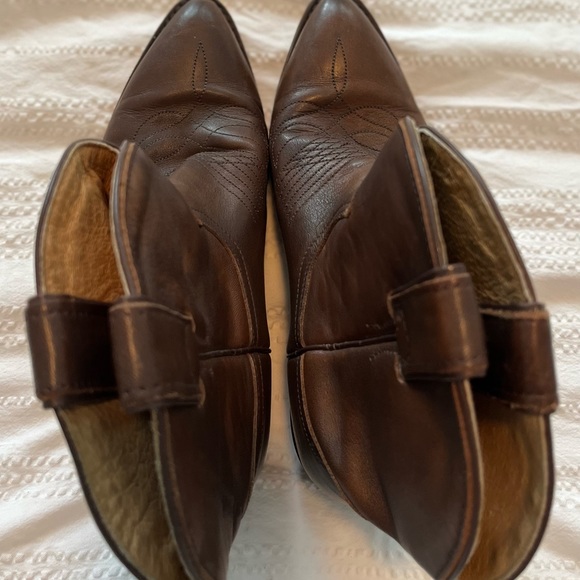 FRYE Stitched Billy Short Cowgirl Boot/Bootie Sz 7 EUC - Picture 6 of 9